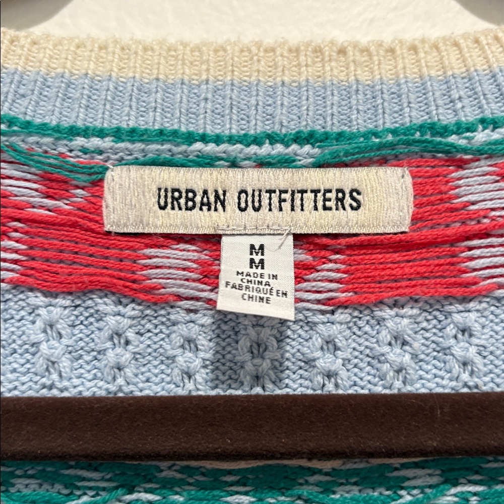 Urban Outfitters Multicolor V-Neck Sweater Vest - Picture 3 of 5